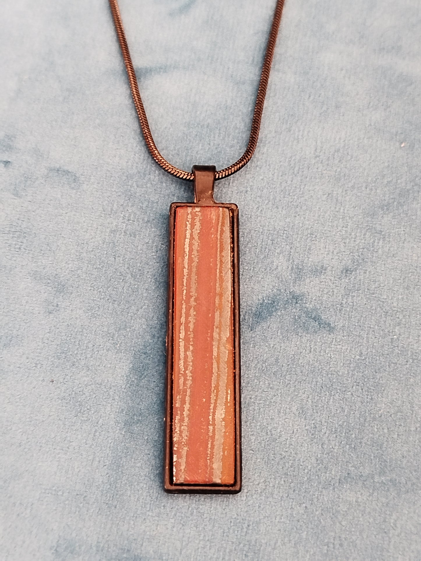 Pendentif acier et Opale boulder