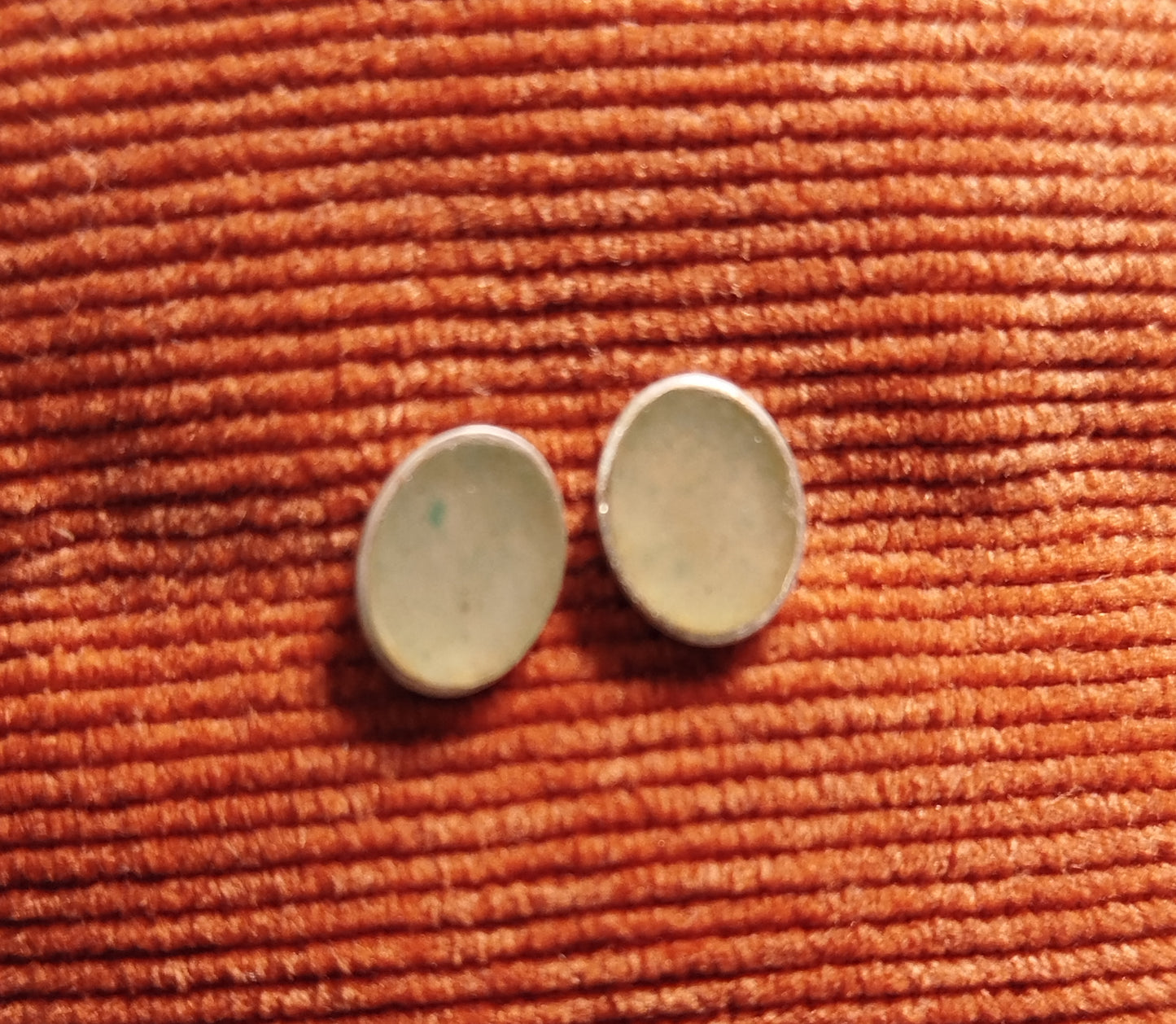 Boucles d'oreilles argentées et Aventurine